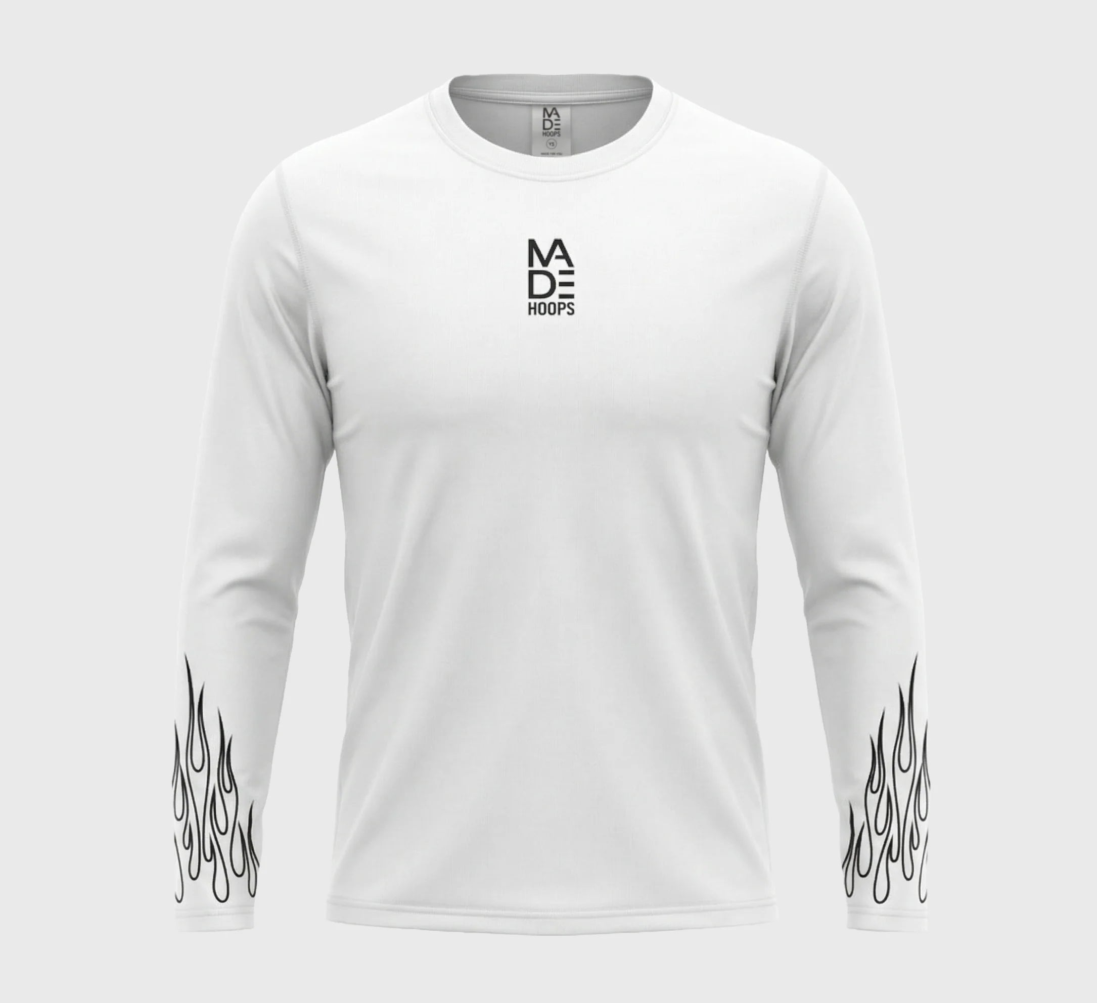 On Fire Loose Fit Long Sleeve Compression Tee