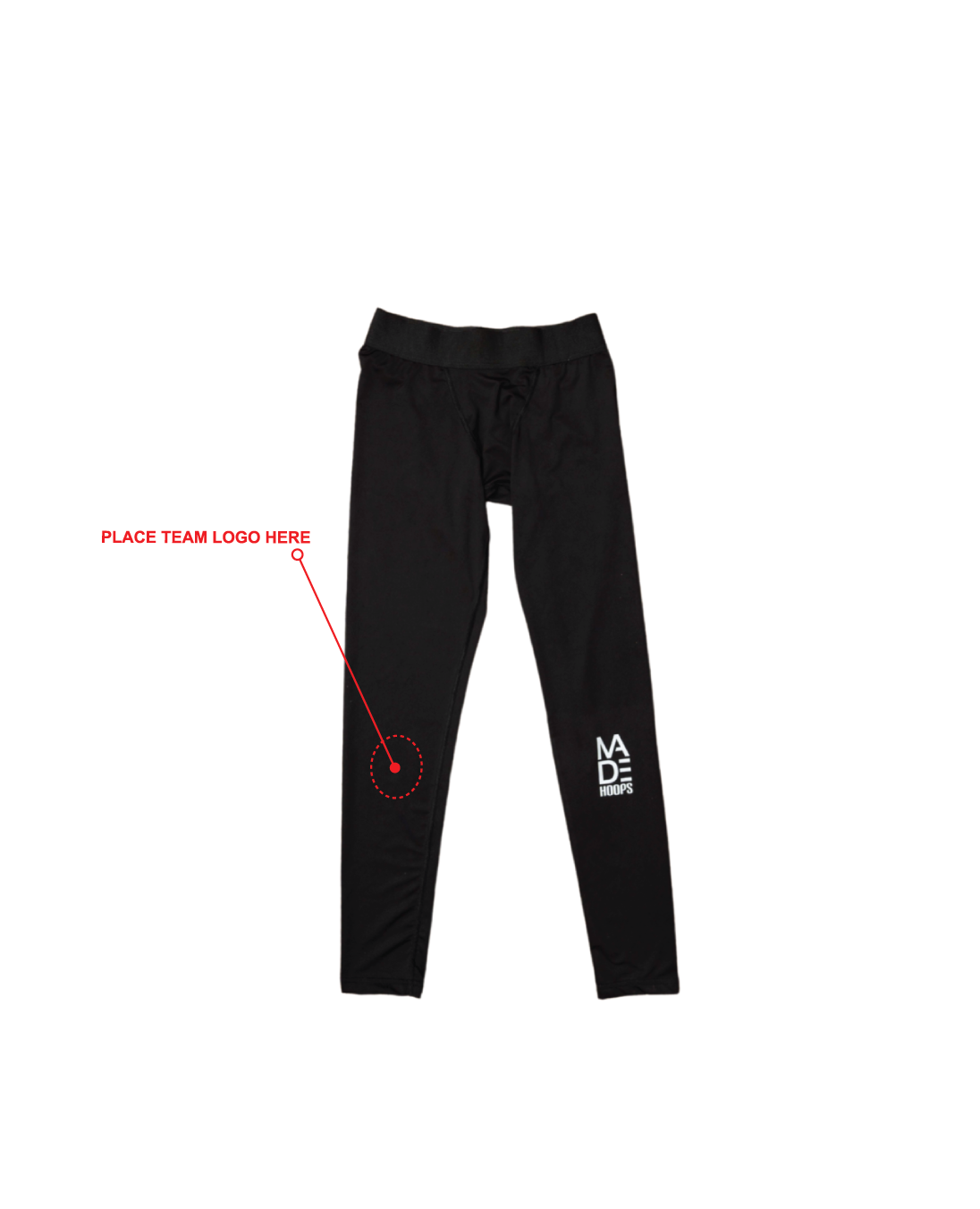 Team Custom MADE Performance Compression Full Length Tights