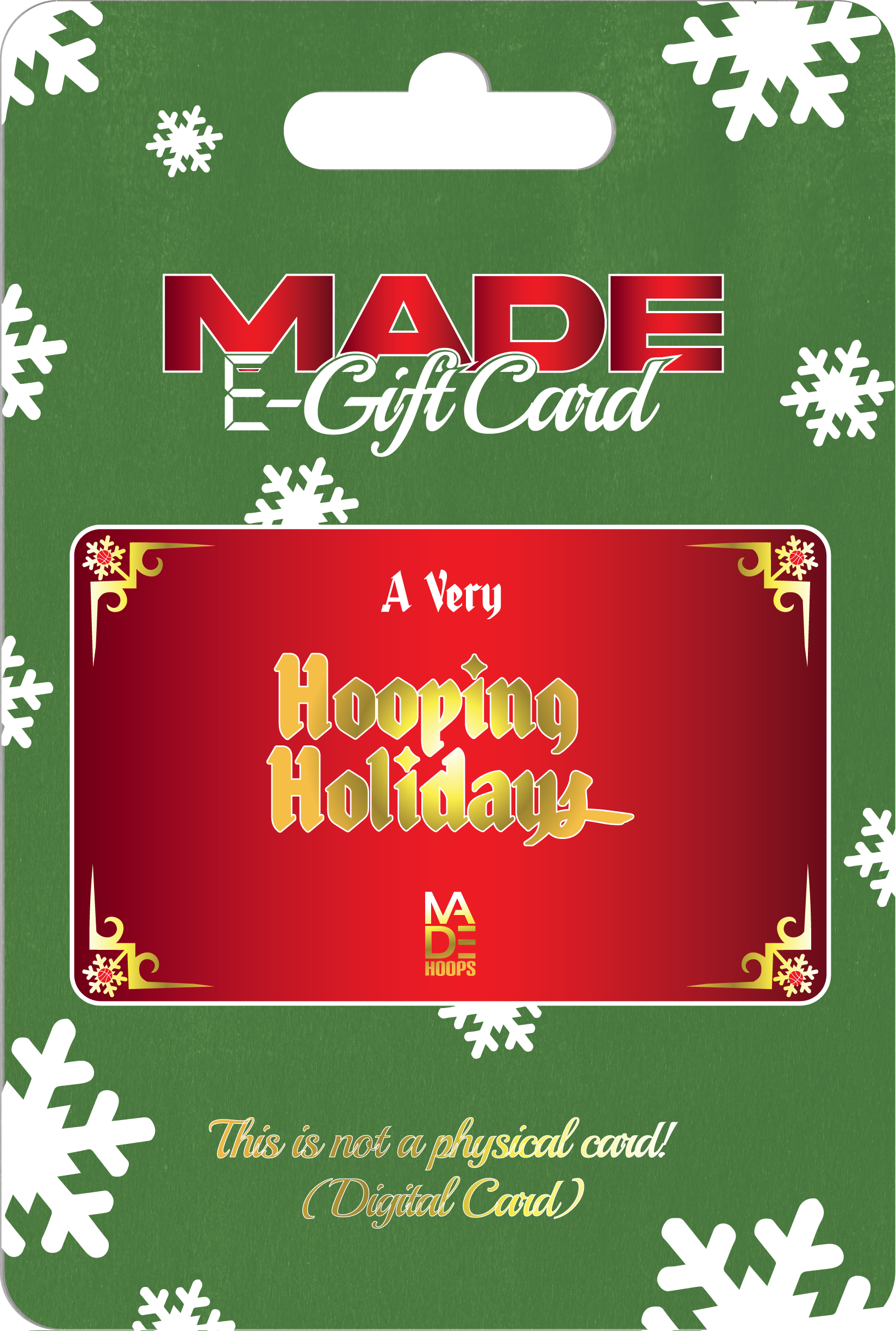 MADE Hoops Holidays Gift Card