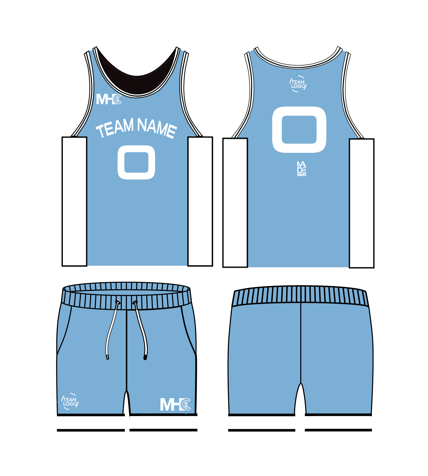 MADE Hoops TEAM MHC Away Jersey  | Core