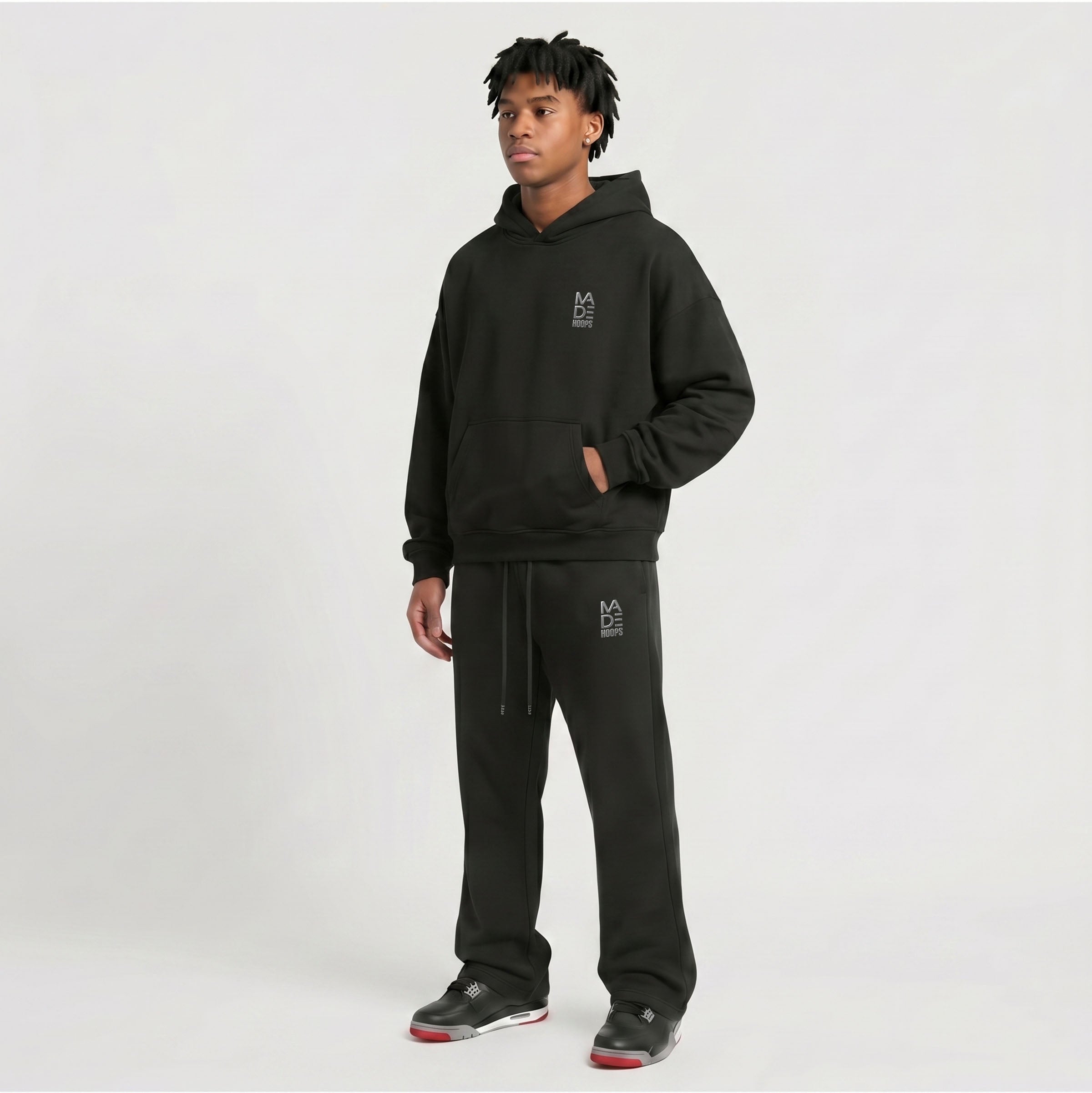 Metal Badge Sweatpants
