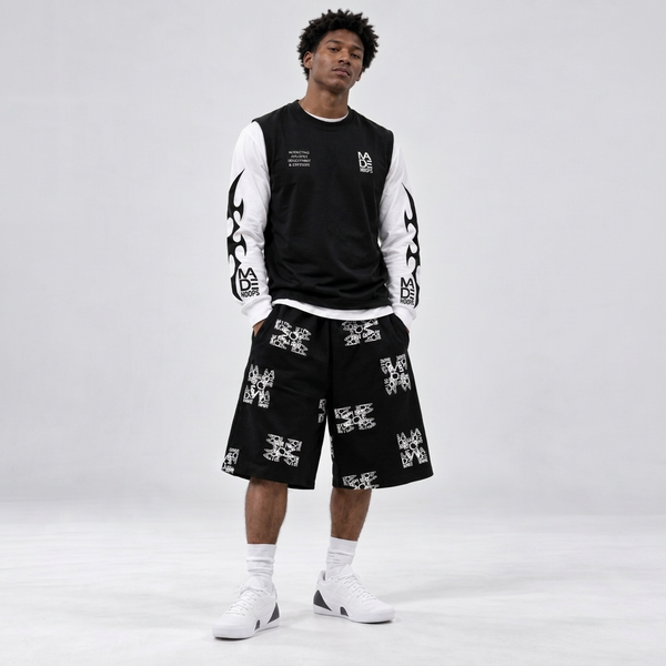 Misprint Hooper Cutoff Shorts