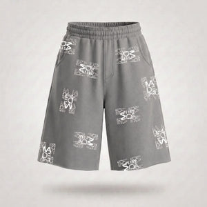 Misprint Hooper Cutoff Shorts