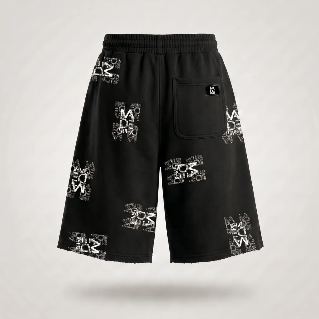 Misprint Hooper Cutoff Shorts