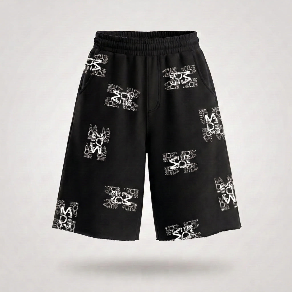 Misprint Hooper Cutoff Shorts