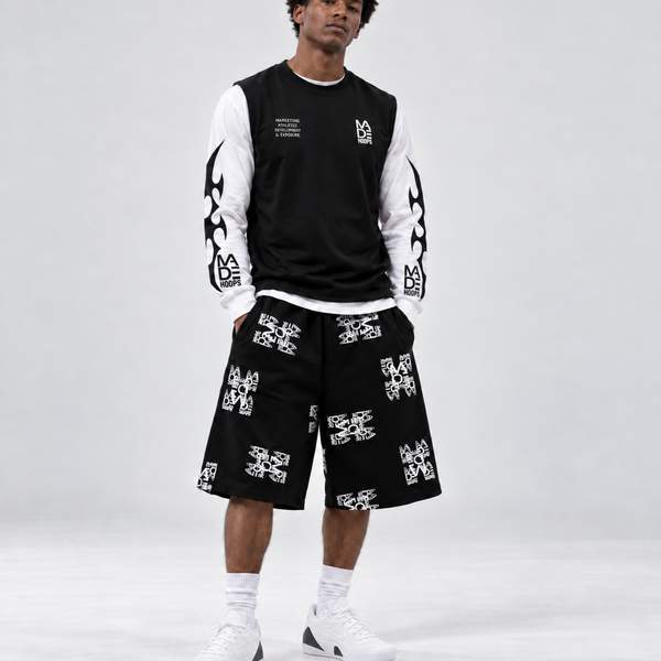 Misprint Hooper Cutoff Shorts