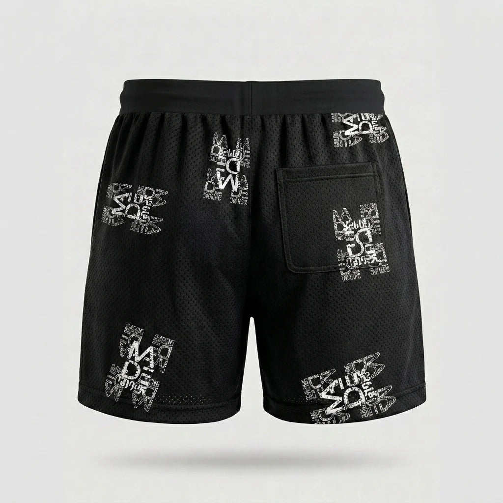 Misprint Mesh Shorts