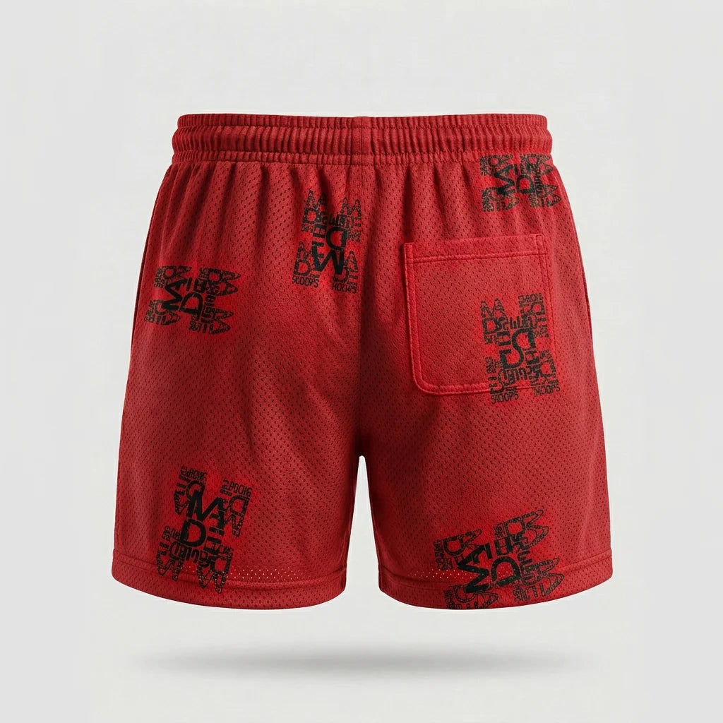 Misprint Mesh Shorts