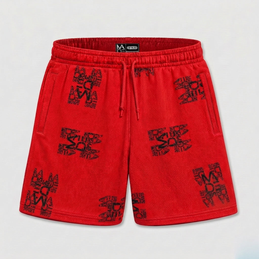 Misprint Mesh Shorts
