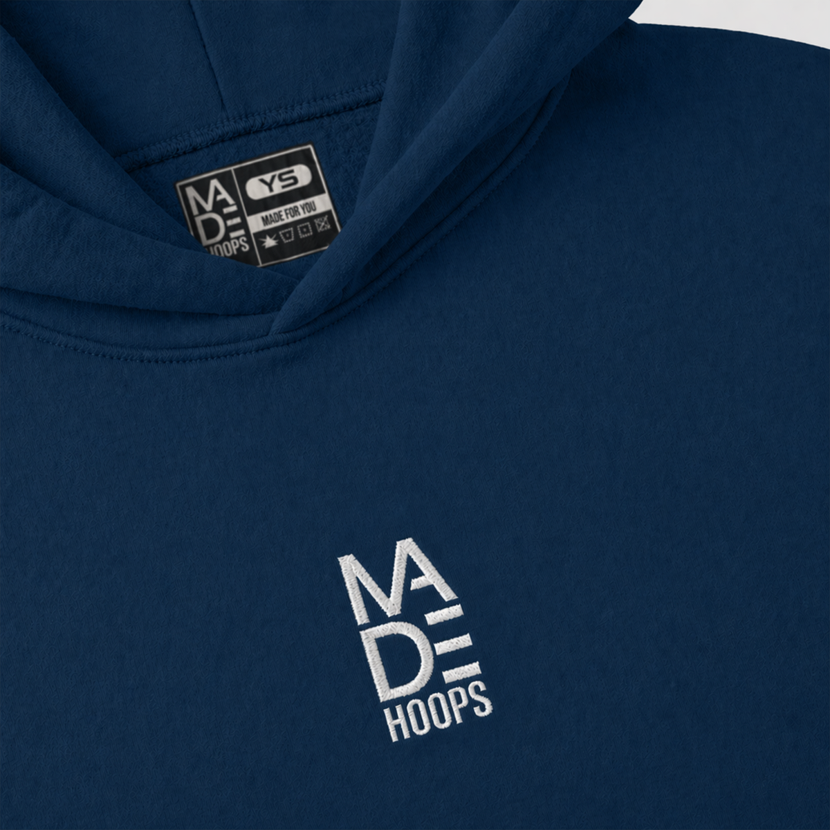 Essential Embroidered Hoodie – MADE Hoops