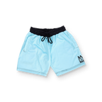 "No Area Code" Embroidered Shorts