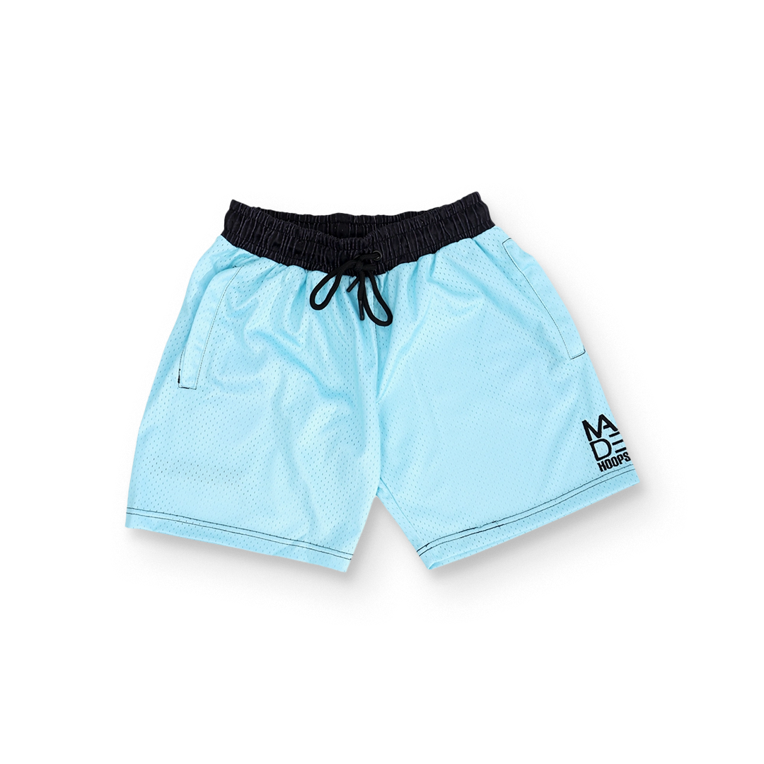 "No Area Code" Embroidered Shorts