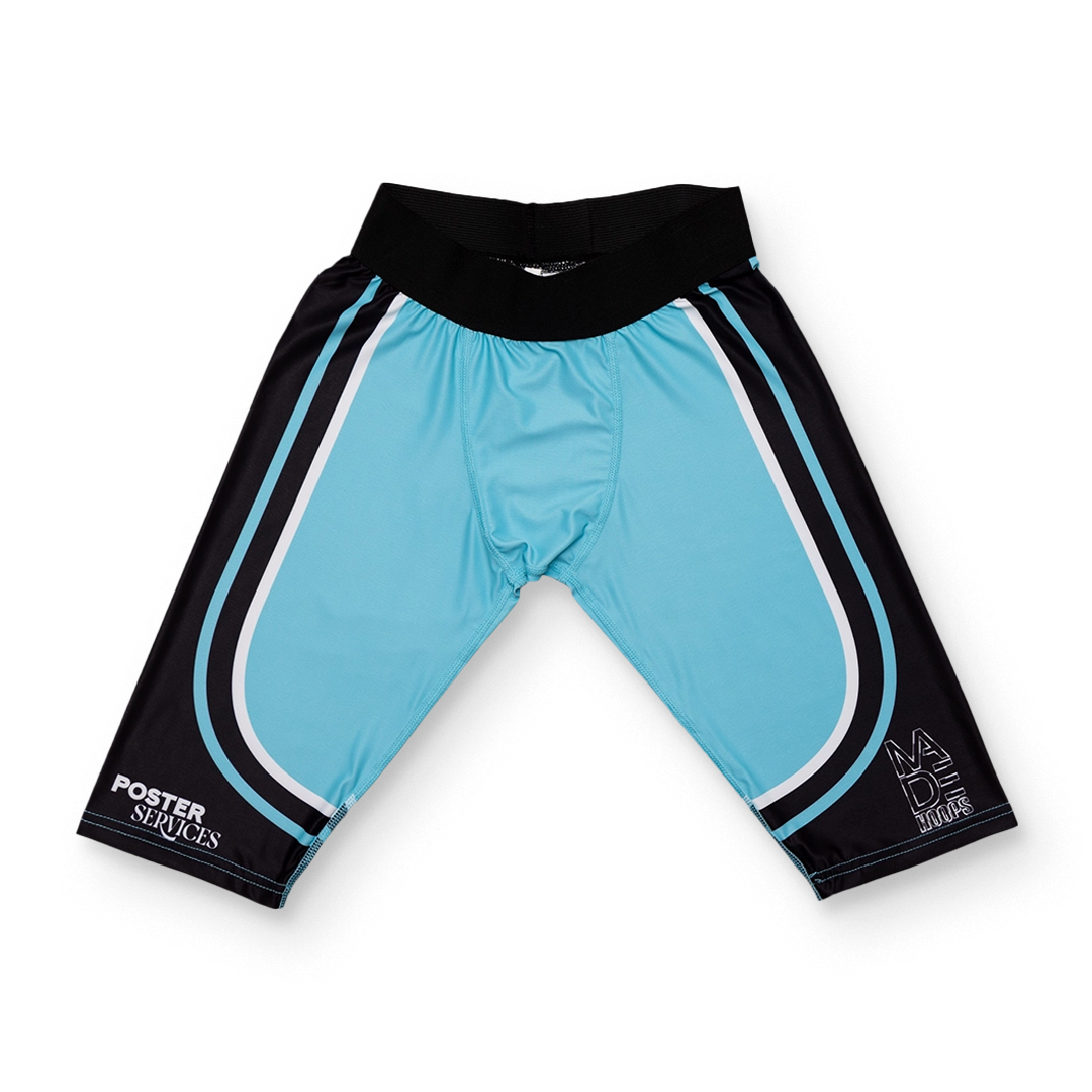 On A Poster Compression 1/2 Tights