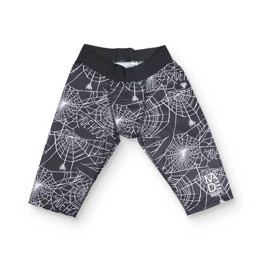 On Court Instincts Compression 1/2 Tights | Spider