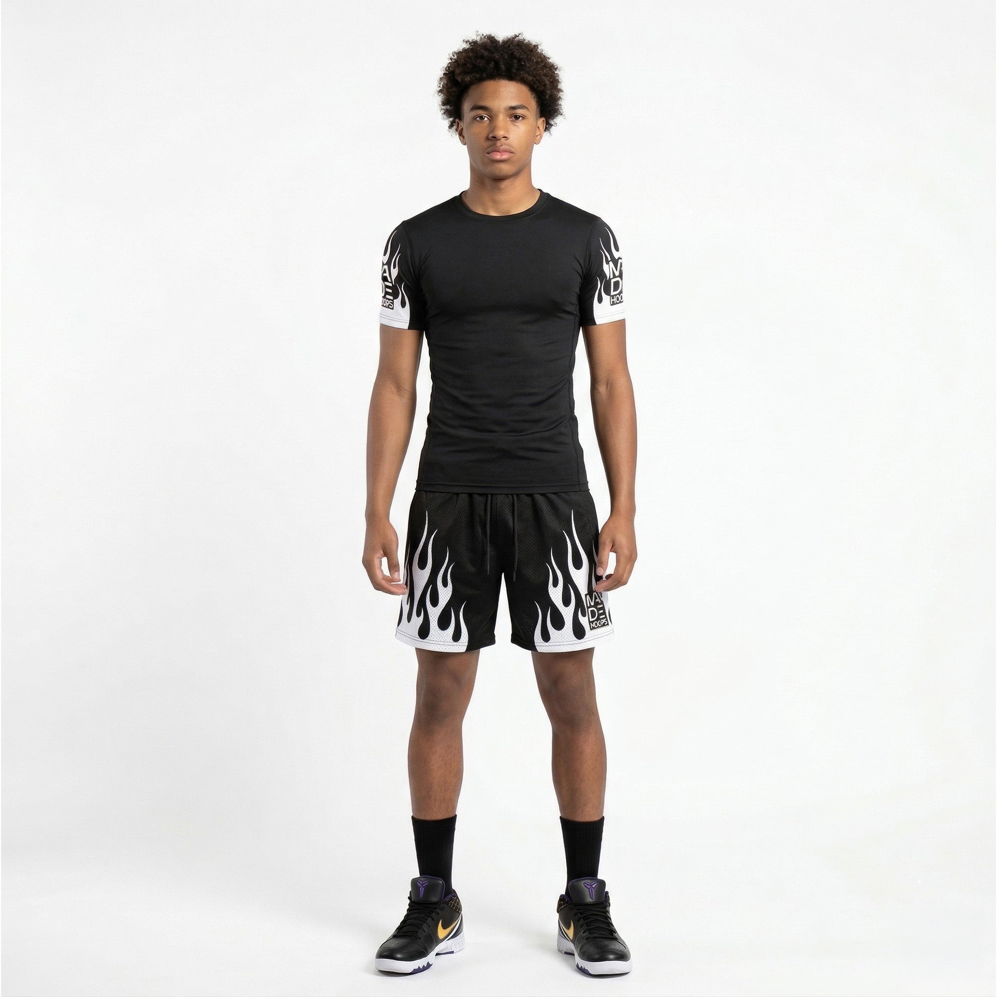 On Fire Compression Tee