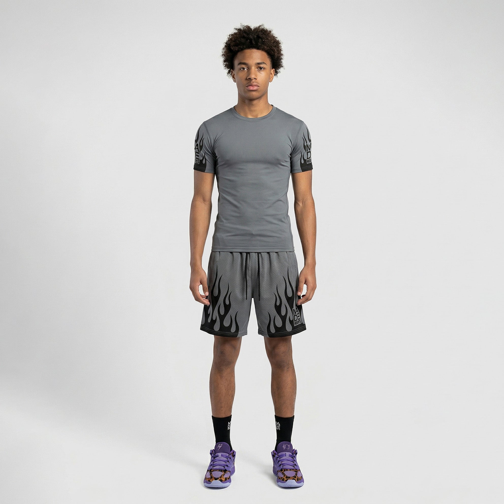 On Fire Compression Tee