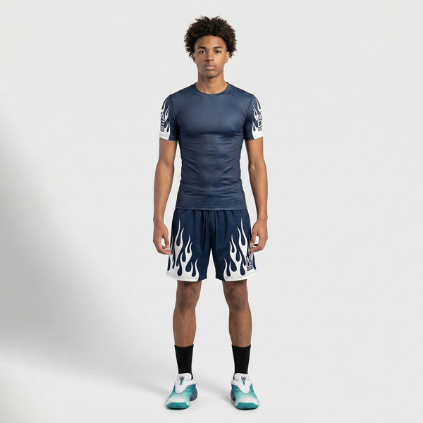 On Fire Mesh Shorts