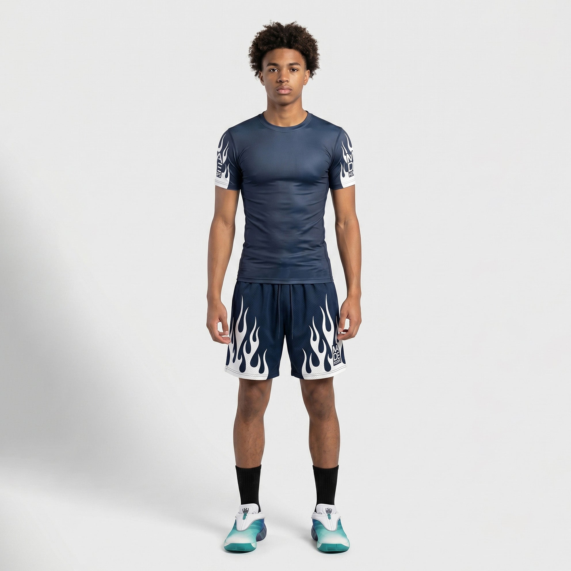 On Fire Compression Tee