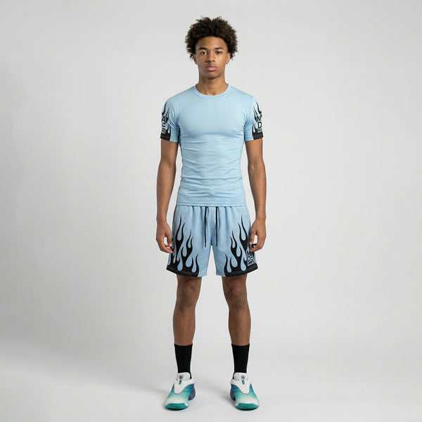 On Fire Mesh Shorts