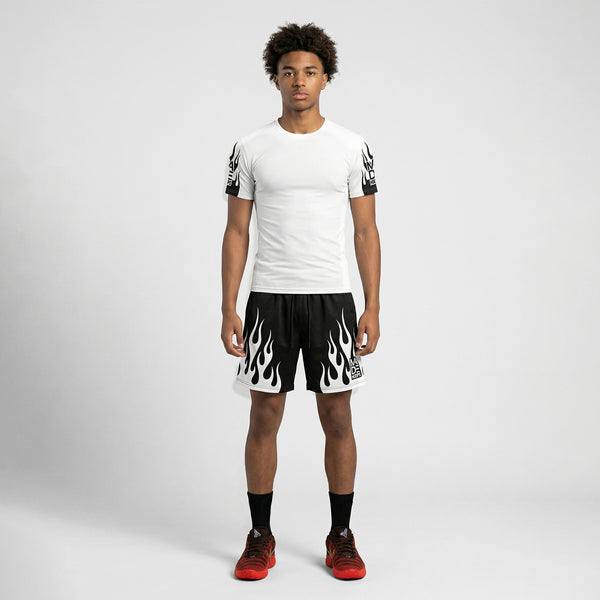 On Fire Mesh Shorts