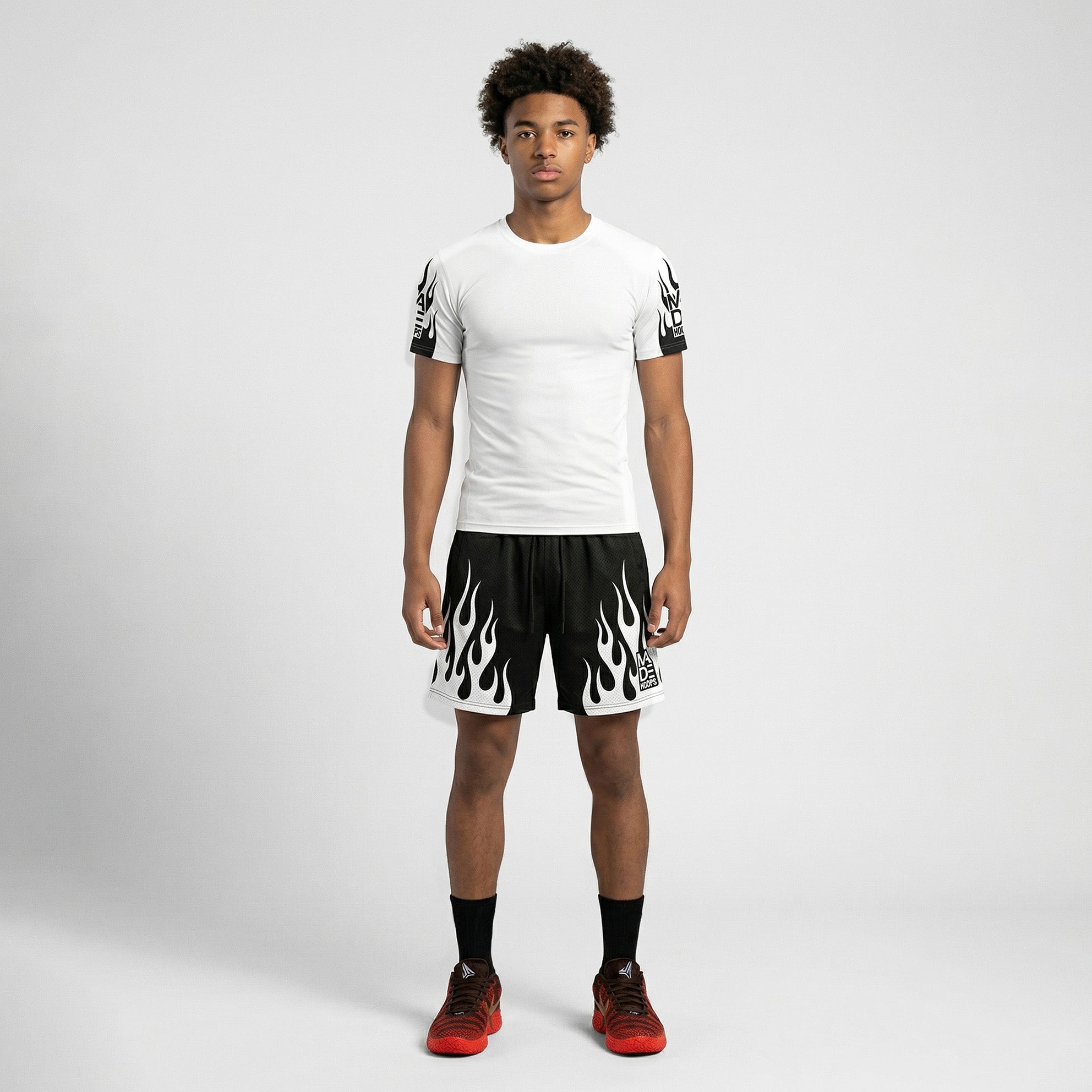 On Fire Compression Tee