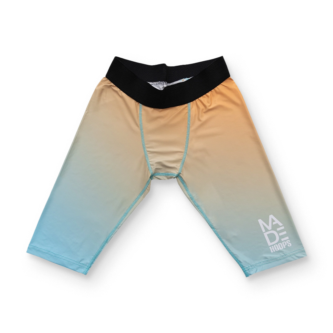 Pastel Gradient Compression 1/2 Tights