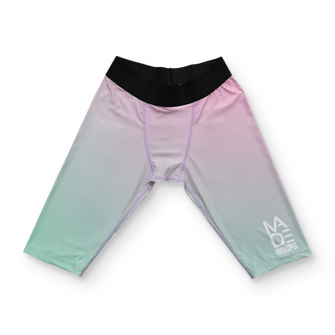 Pastel Gradient Compression 1/2 Tights