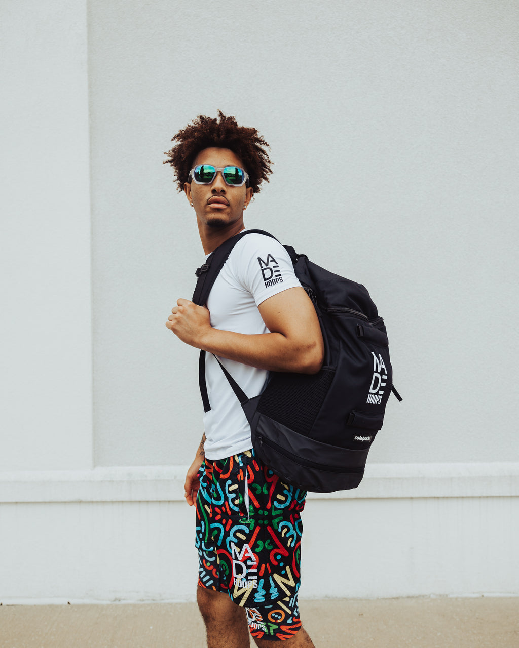 MADE Hoops Embroidered Backpack