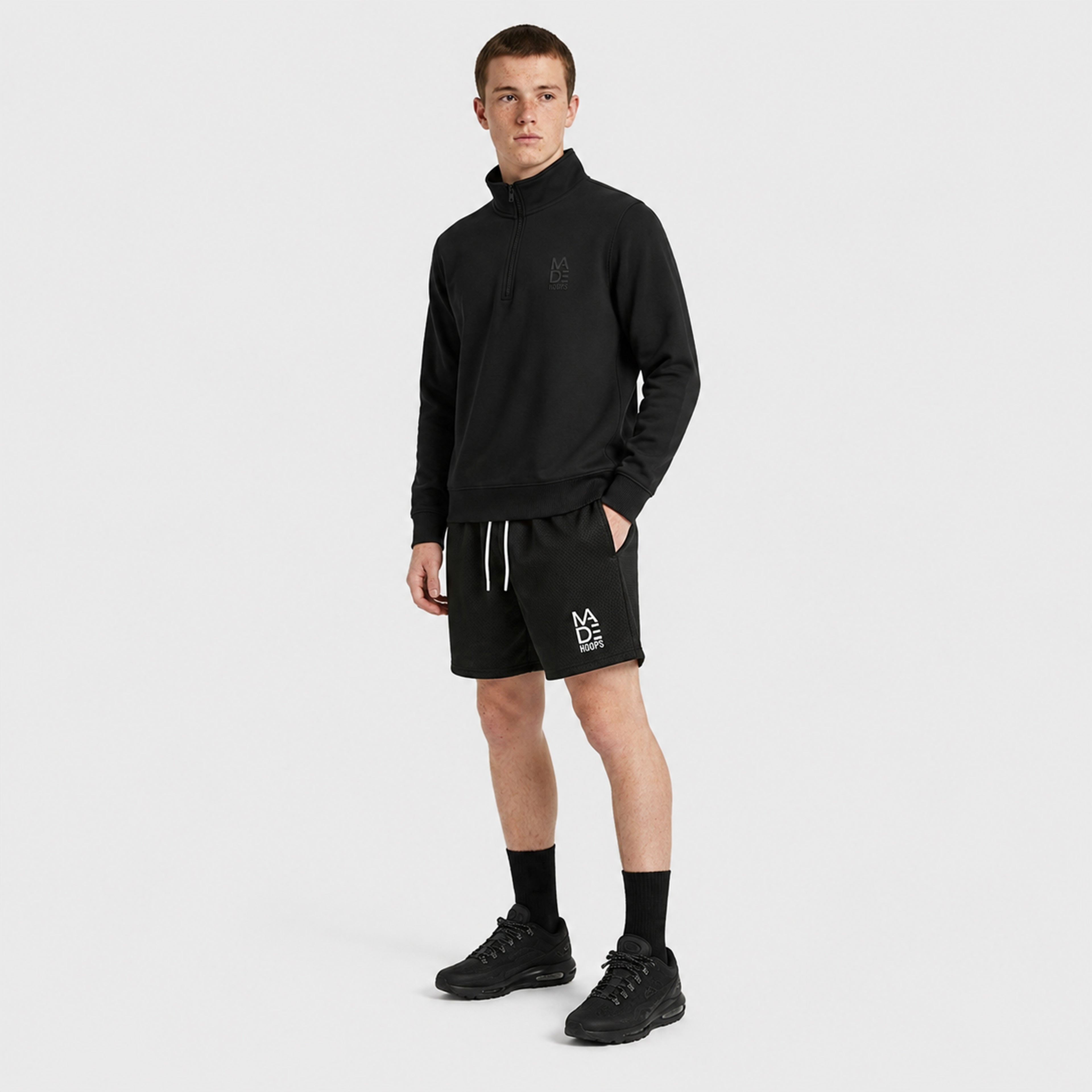 Tonal Quarter Zip