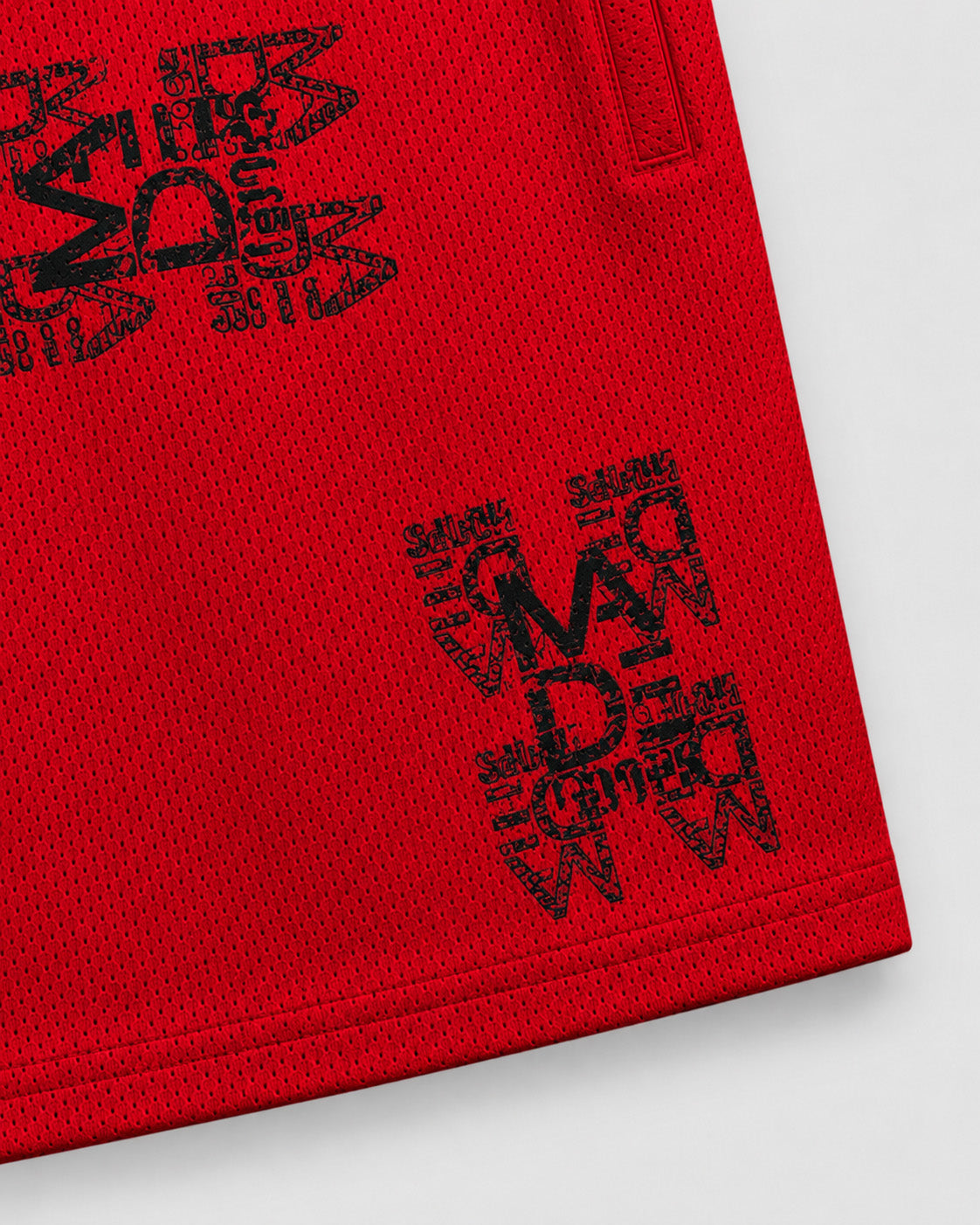 Misprint Mesh Shorts