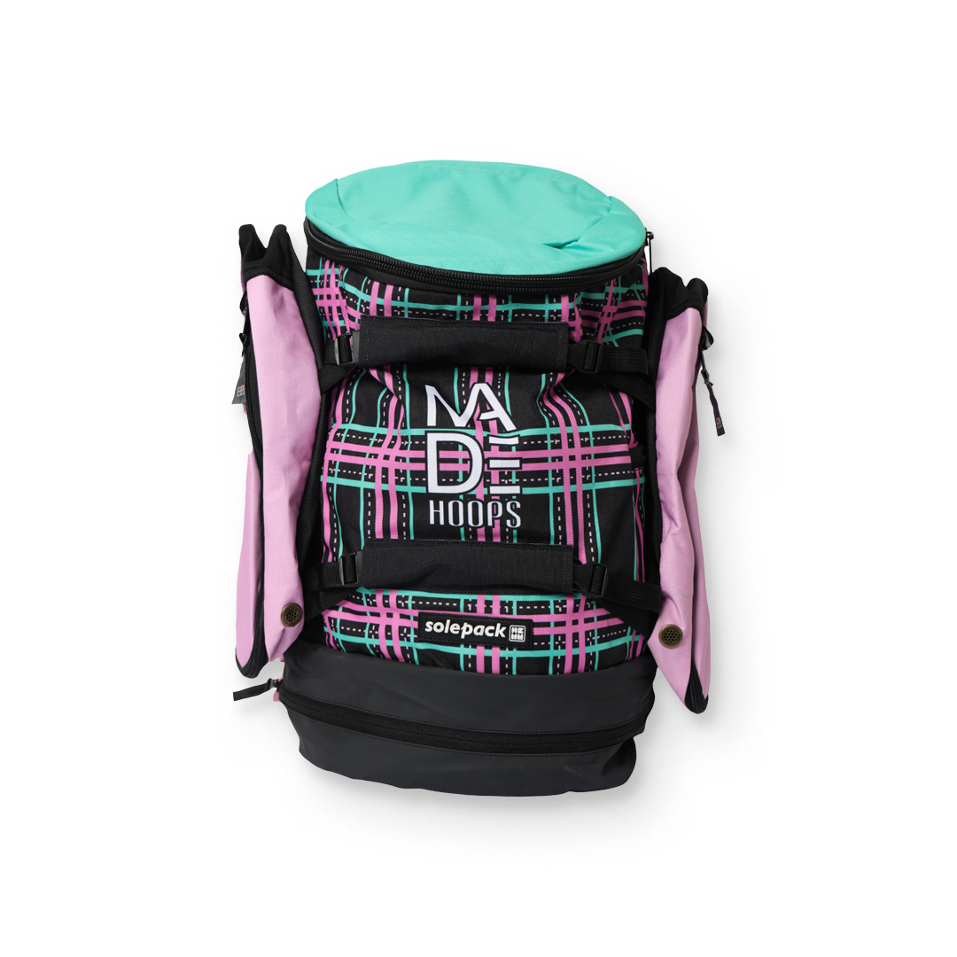MADE Hoops Backpack | Funky Plaid