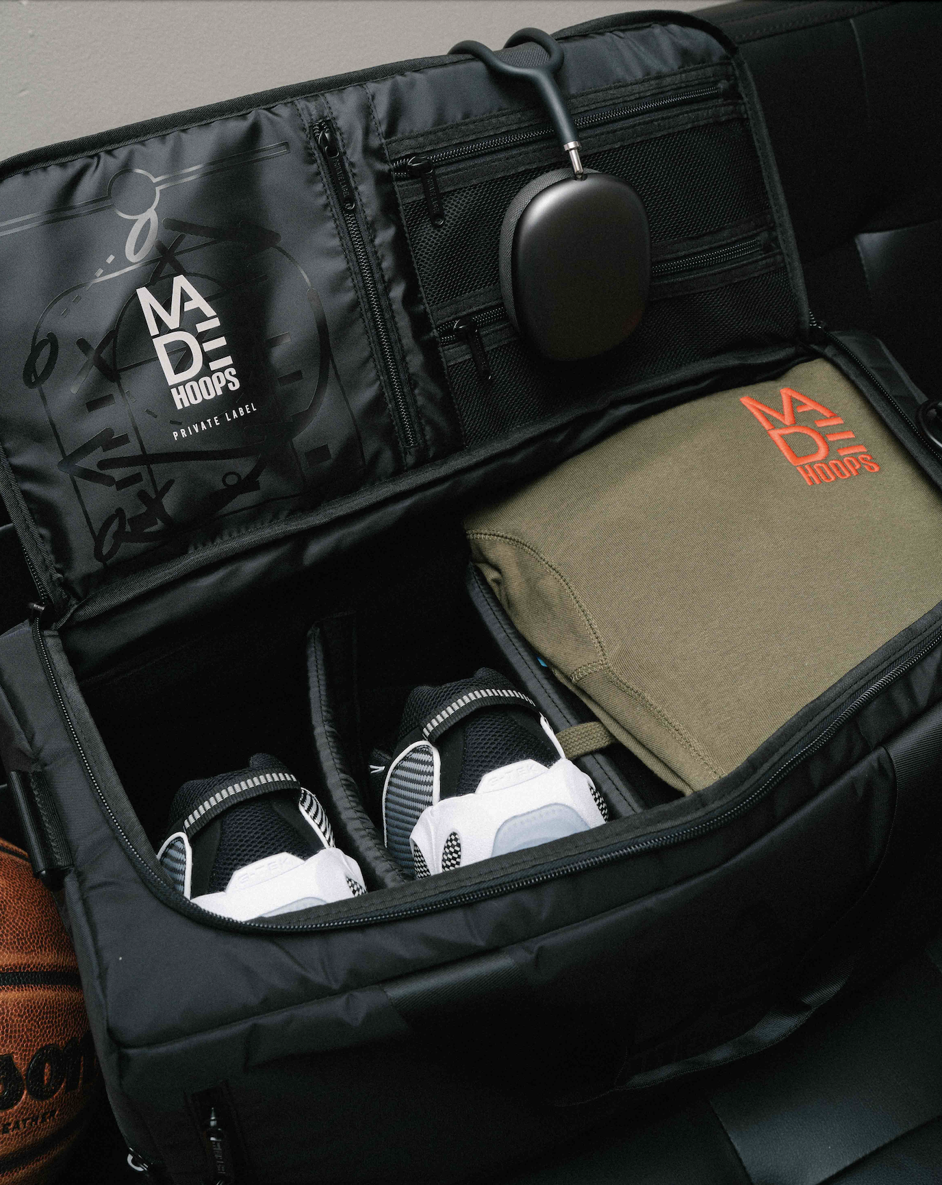 PRIVATE LABEL x MADE HOOPS Duffle Bag