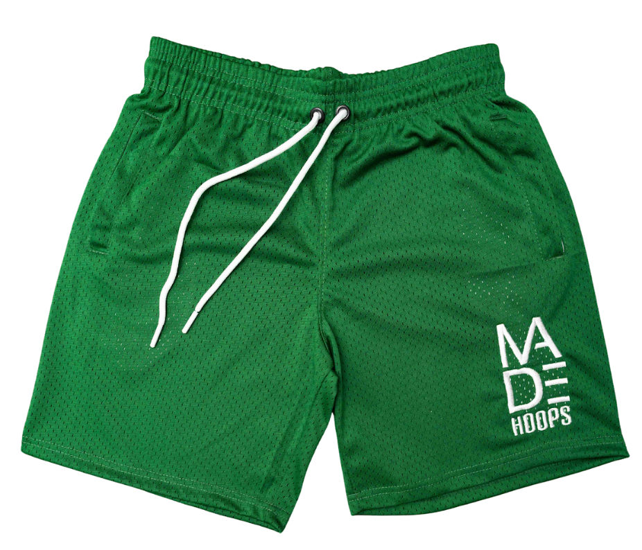 Essential Embroidered Logo Shorts | Green