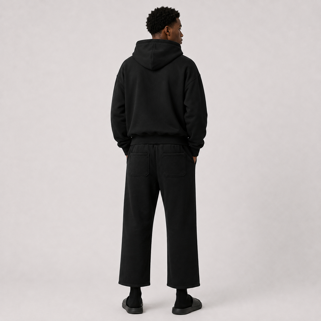 Script Hooper Cutoff Sweatpants