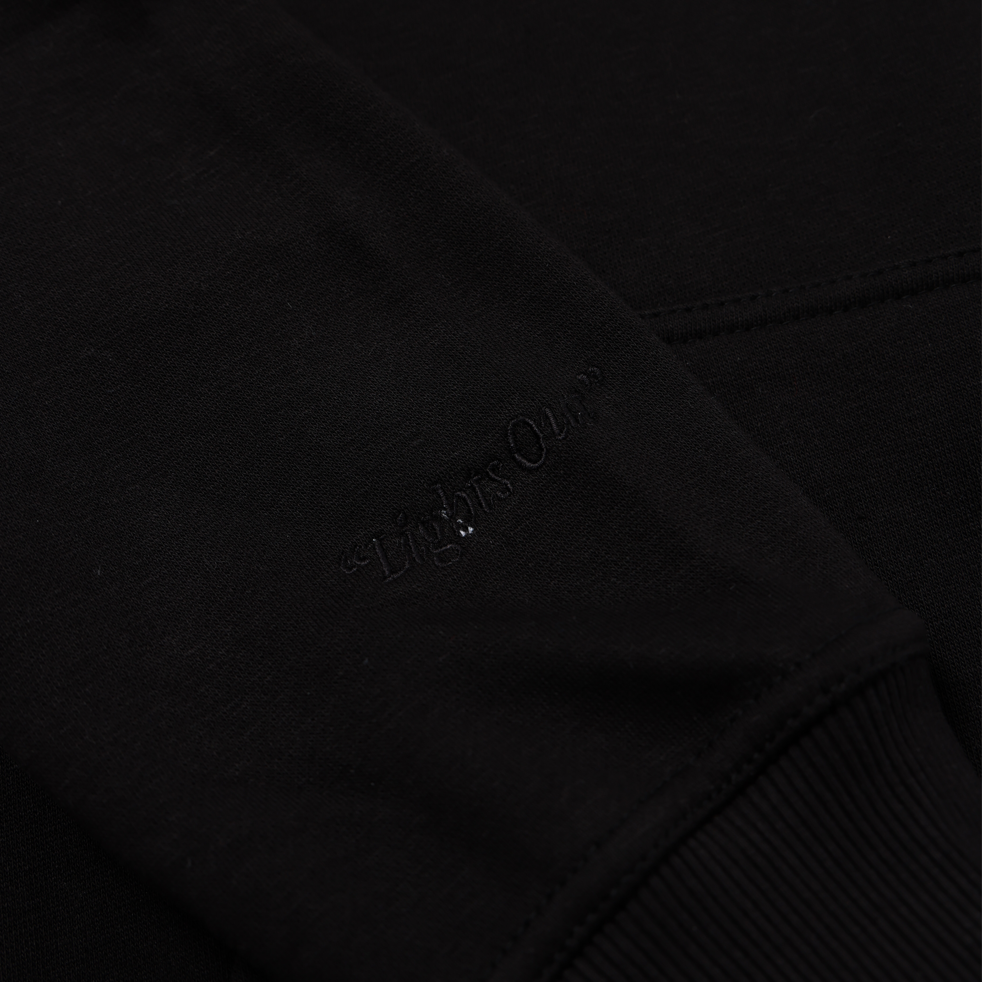 Triple Black "Lights Out" Hoodie