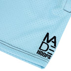 "No Area Code" Embroidered Shorts