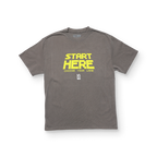 "Start Here" Faded Tee