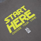 "Start Here" Faded Tee