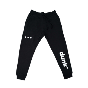 DUNK Black Sweatpants