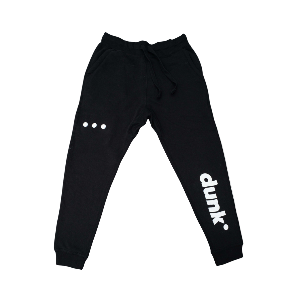 DUNK Black Sweatpants