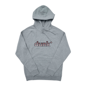 DUNK Embroidered Grey Hoodie