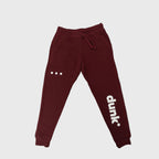 DUNK Maroon Sweatpants