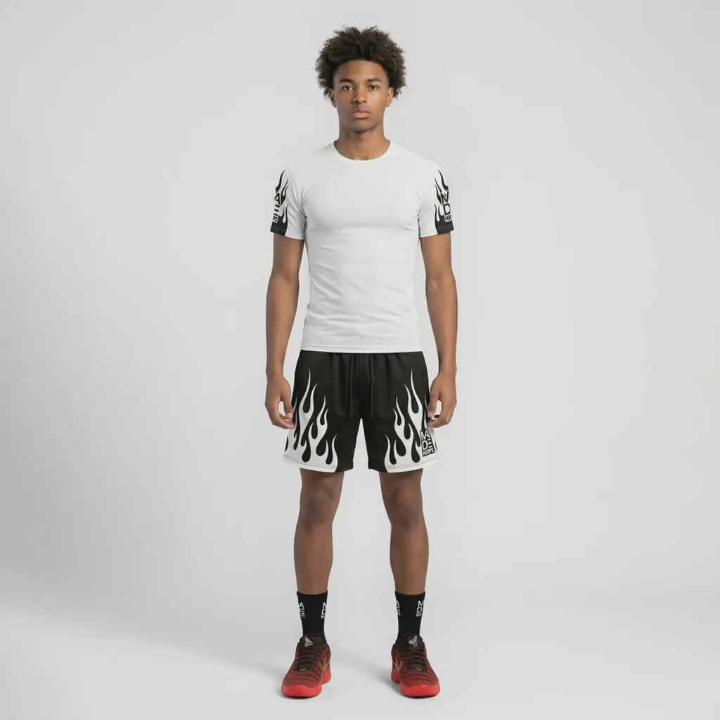 On Fire Compression Tee