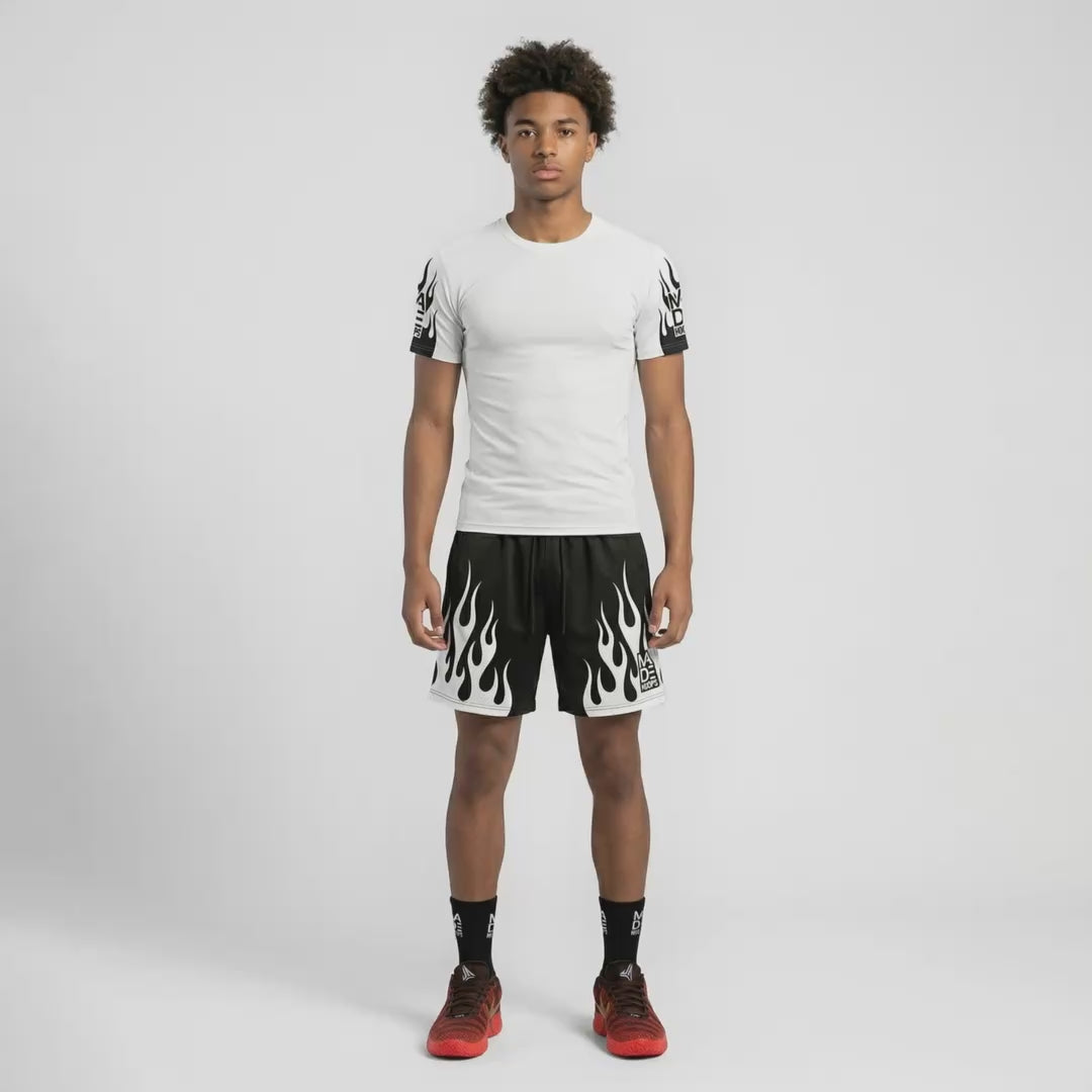 On Fire Compression Tee