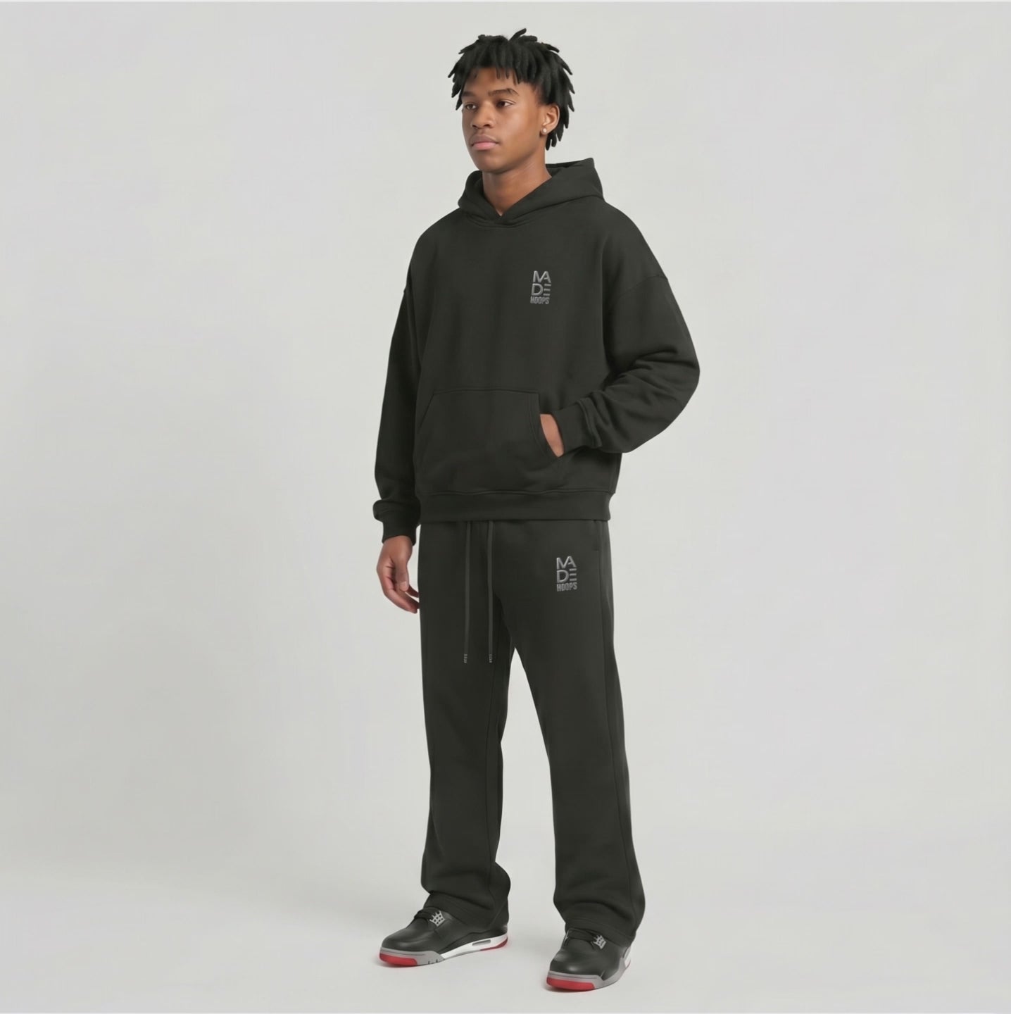 Metal Badge Sweatpants
