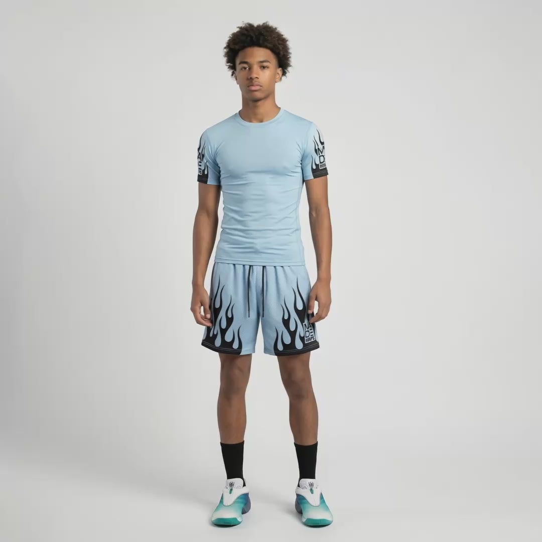On Fire Compression Tee