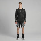 On Fire Loose Fit Long Sleeve Compression Tee