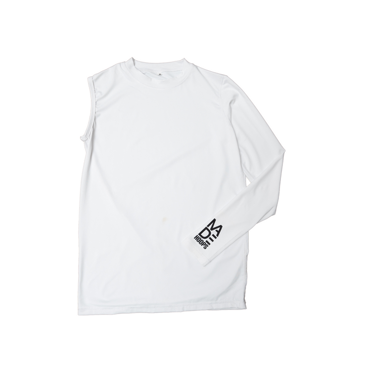 MADE Performance Compression Left Arm Sleeve | White